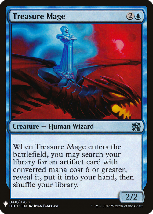 Treasure Mage (LIST-DDU-40) - uncommon