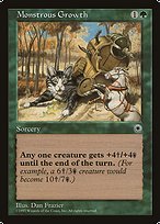 Monstrous Growth (POR-173†) - common