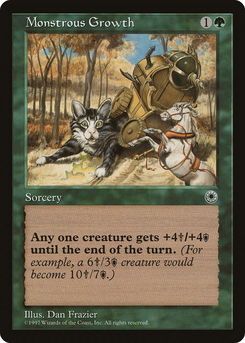 Monstrous Growth (POR-173†) - common