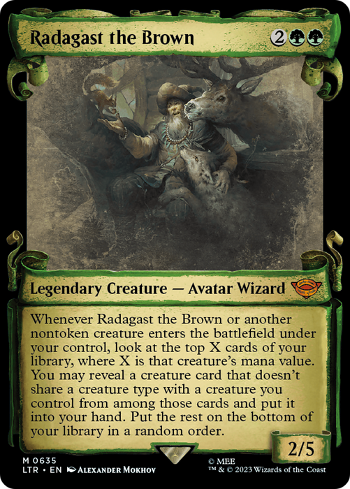 Radagast the Brown (LTR-635) - mythic: (Showcase) - Foil