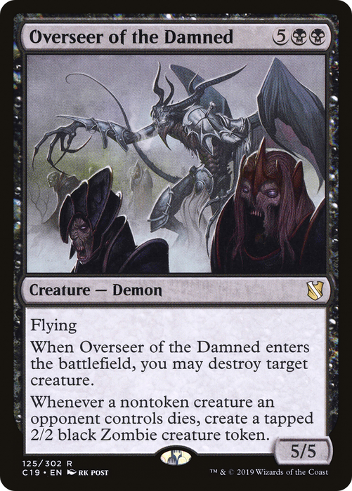 Overseer of the Damned (C19-125) - rare