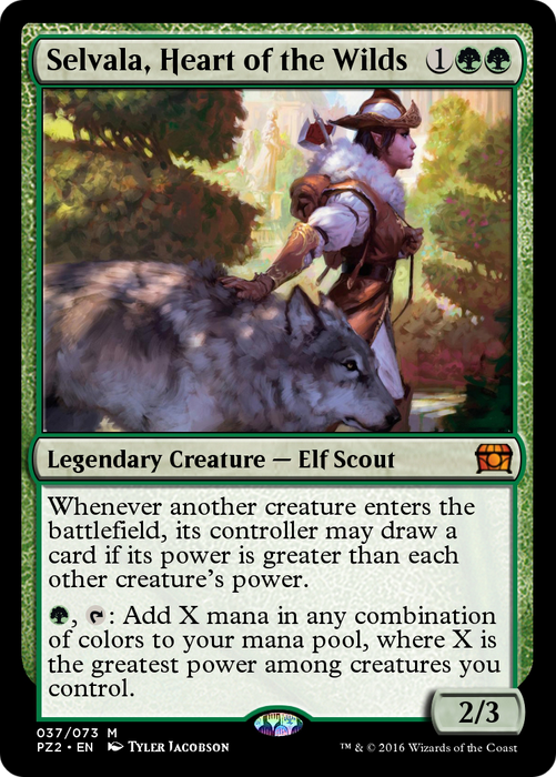 Selvala, Heart of the Wilds (PZ2-037) - mythic