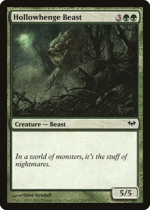 Hollowhenge Beast (DKA-118) - common