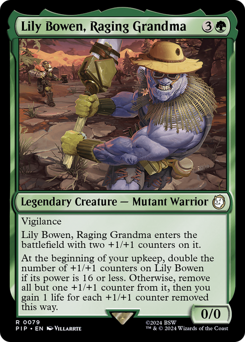 Lily Bowen, Raging Grandma (PIP-079) - rare - Foil