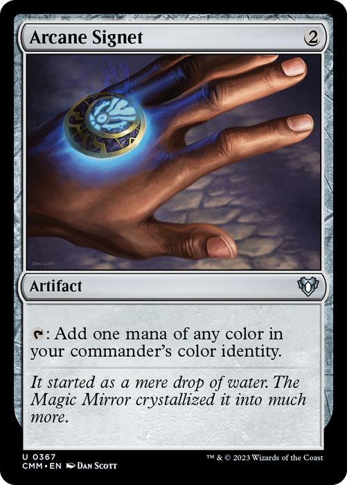 Arcane Signet (CMM-367) - uncommon - Foil