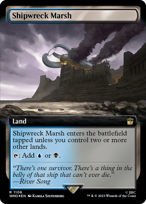Shipwreck Marsh (WHO-1106) - rare: (Extended Art) - Foil