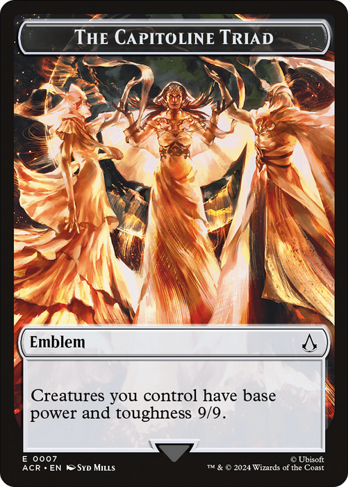 The Capitoline Triad Emblem (TACR-007) - common