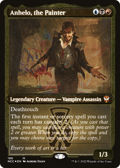 Anhelo, the Painter (NCC-186) - mythic - Etched Foil