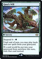 Gaea's Will (PRE-162S) - rare - Foil