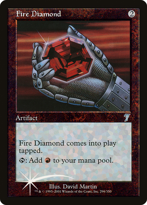 Fire Diamond (7ED-296★) - uncommon - Foil