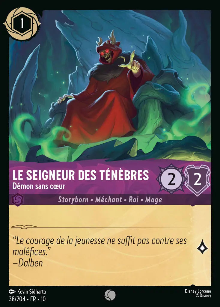 Le Seigneur des Ténèbres - Démon sans coeur (38/204) - LDLP - Commune - Cold Foil