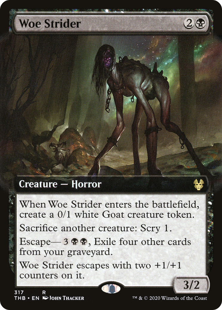 Woe Strider (THB-317) - rare: (Extended Art) - Foil