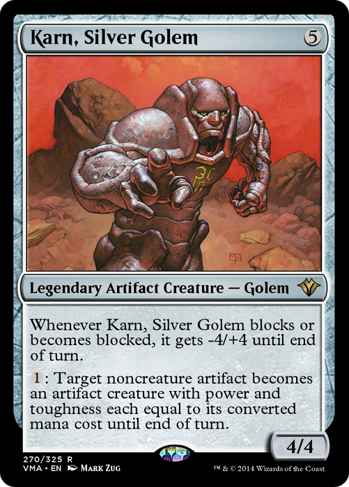 Karn, Silver Golem (VMA-270) - rare - Foil