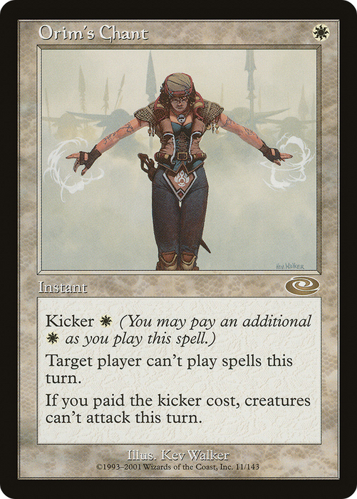 Orim's Chant (PLS-011) - rare - Foil