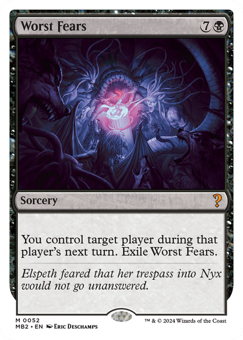 Worst Fears (MB2-052) - mythic