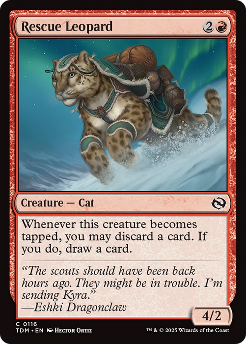 Rescue Leopard (TDM-116) - common - Foil