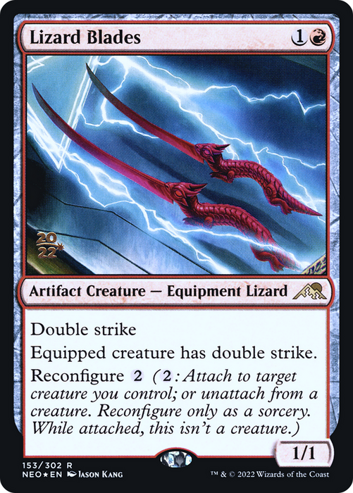 Lizard Blades (PRE-153S) - rare - Foil