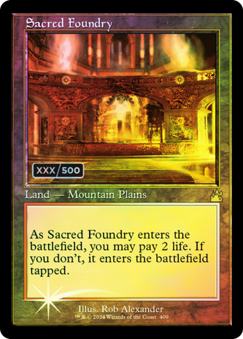 Sacred Foundry (RVR-409Z) - rare - Foil