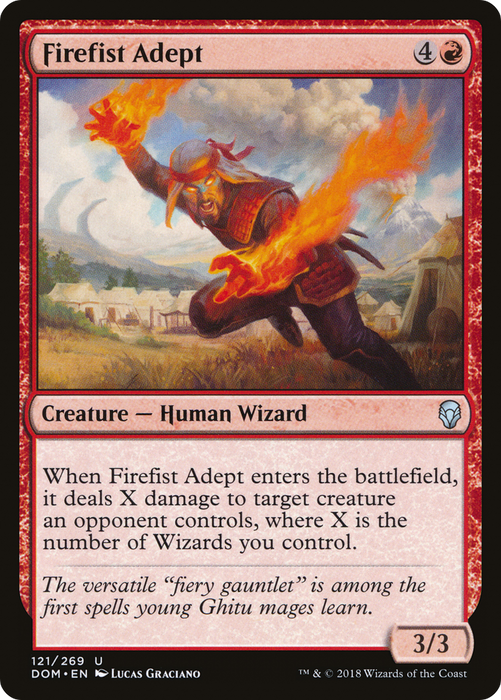 Firefist Adept (DOM-121) - uncommon
