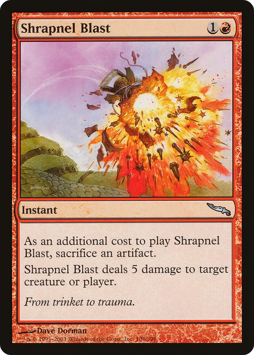 Shrapnel Blast (MRD-106) - uncommon - Foil