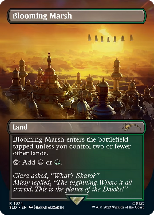 Blooming Marsh (SLD-1374) - rare (Borderless) - Foil