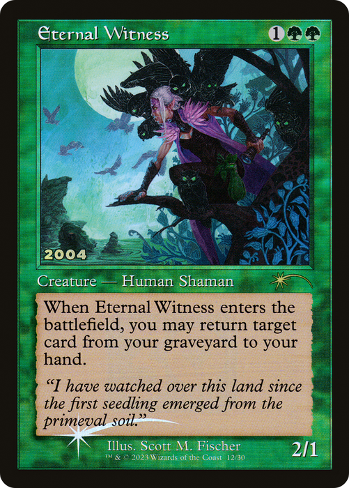 Eternal Witness (30A-P-012) - rare - Foil
