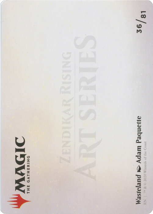 Wasteland // Wasteland (AZNR-036) - common (Borderless) - Foil