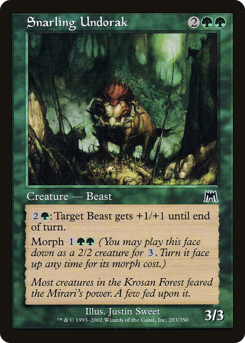 Snarling Undorak (ONS-283) - common - Foil