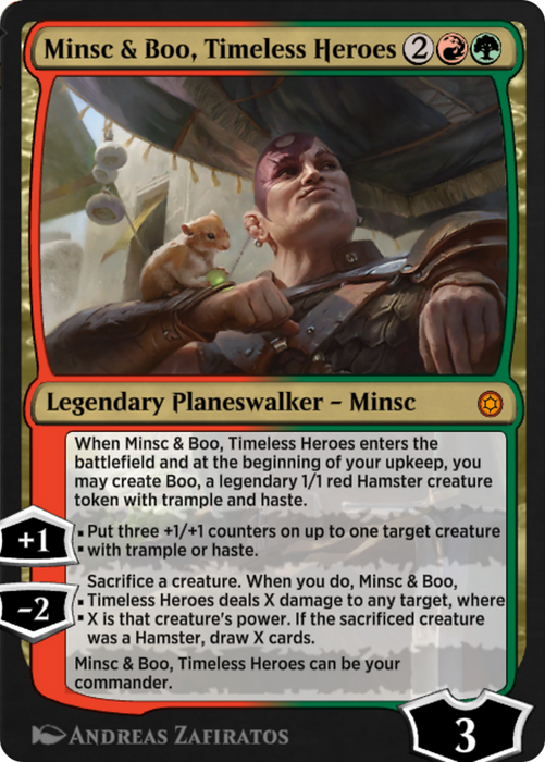 Minsc & Boo, Timeless Heroes (HBG-243) - mythic