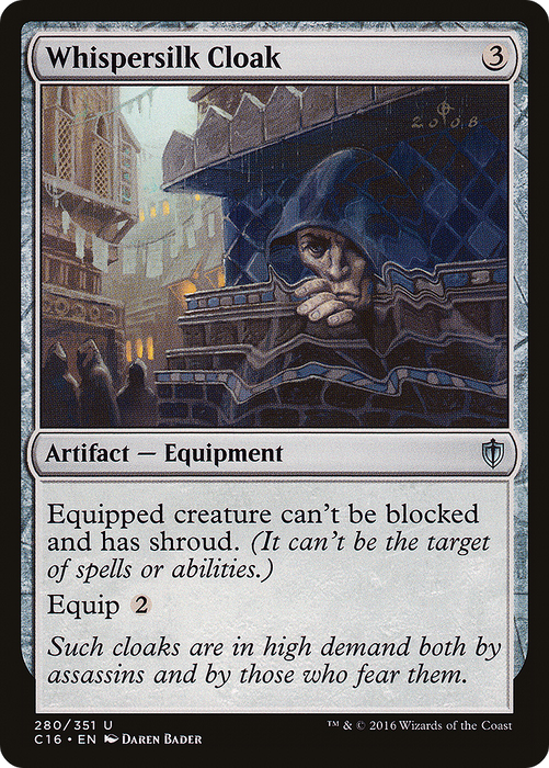 Whispersilk Cloak (C16-280) - uncommon