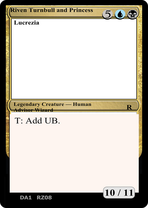 Riven Turnbull and Princess Lucrezia (UNK-RZ08C) - rare