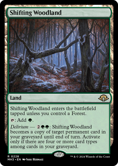 Shifting Woodland (MH3-228) - rare - Foil