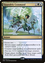 Quandrix Command (PPSTX-217P) - rare - Foil