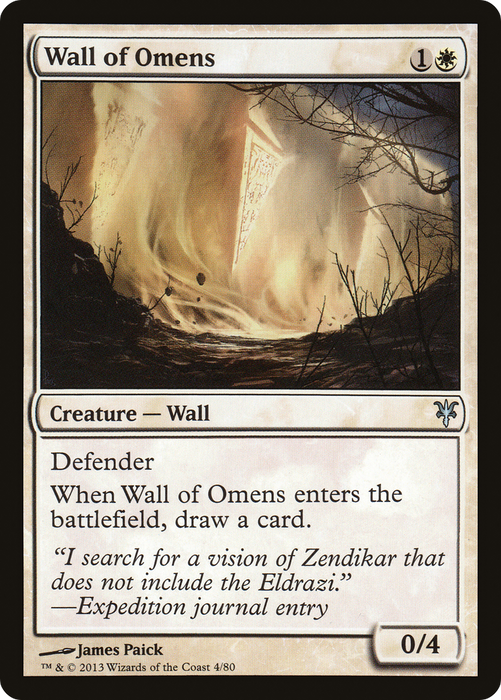 Wall of Omens (DDK-004) - uncommon