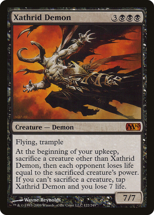 Xathrid Demon (M10-122) - mythic