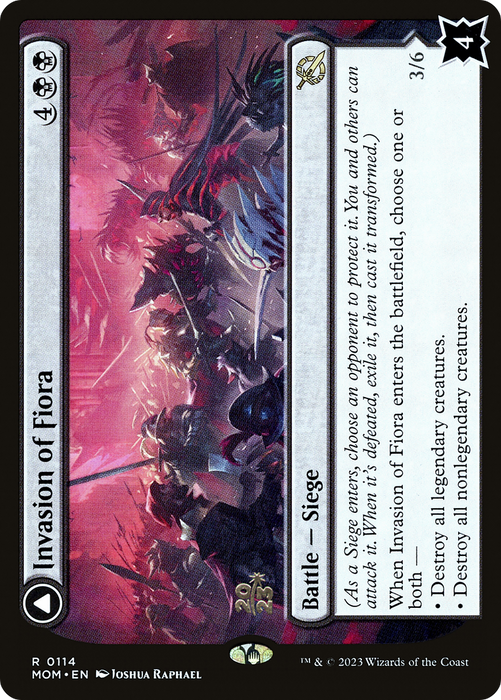 Invasion of Fiora // Marchesa, Resolute Monarch (PRE-114S) - rare - Foil