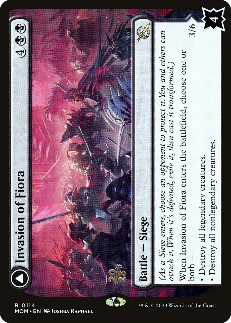 Invasion of Fiora // Marchesa, Resolute Monarch (PRE-114S) - rare - Foil