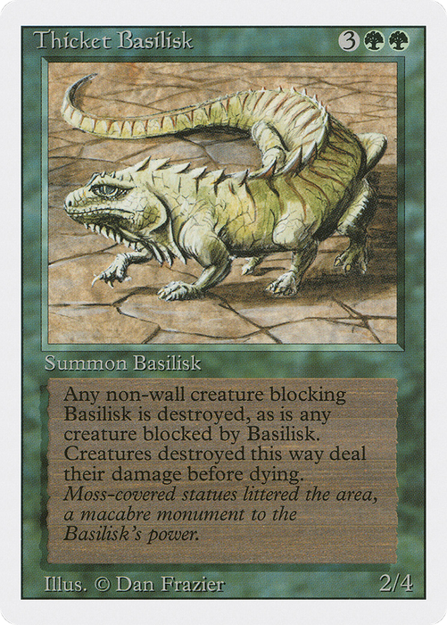 Thicket Basilisk (3ED-218) - uncommon