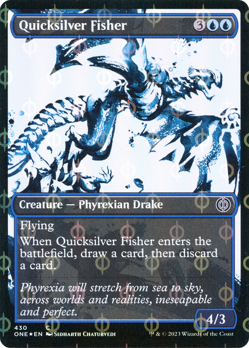 Quicksilver Fisher (ONE-430) - common: (Showcase) - Foil