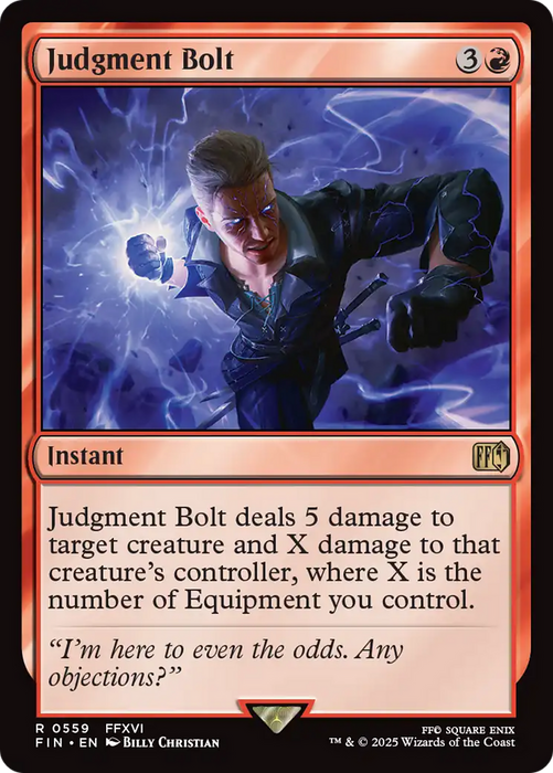 Judgment Bolt (FIN-559) - rare
