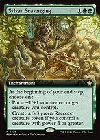 Sylvan Scavenging (FDN-475) - rare: (Extended Art) - Foil