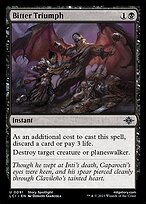 Bitter Triumph (LCI-091) - uncommon - Foil