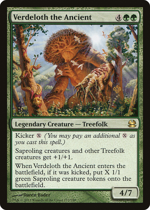 Verdeloth the Ancient (MMA-172) - rare - Foil