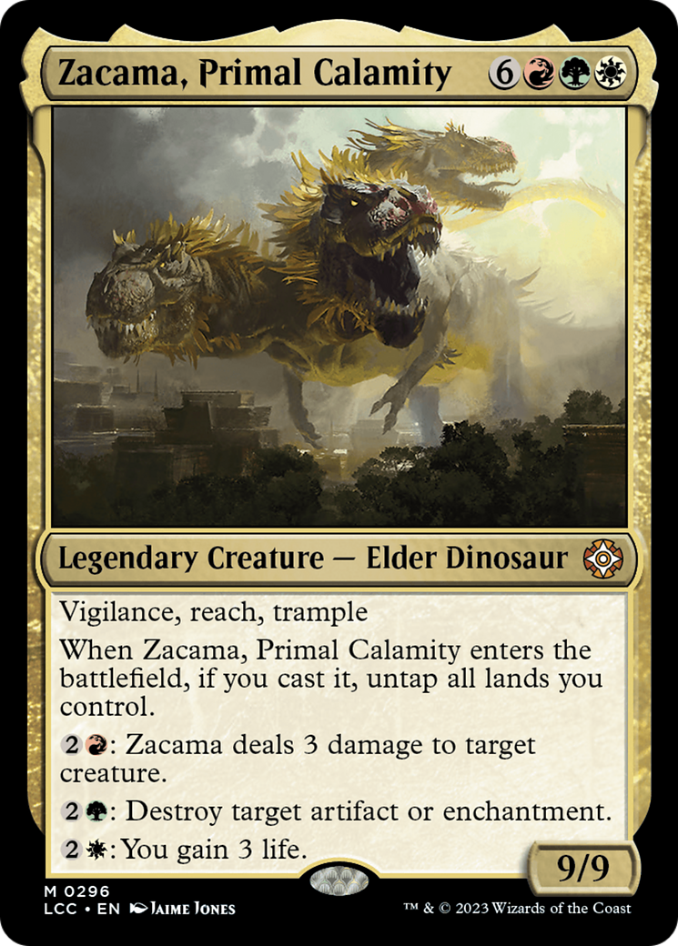 Zacama, Primal Calamity (LCC-296) - mythic