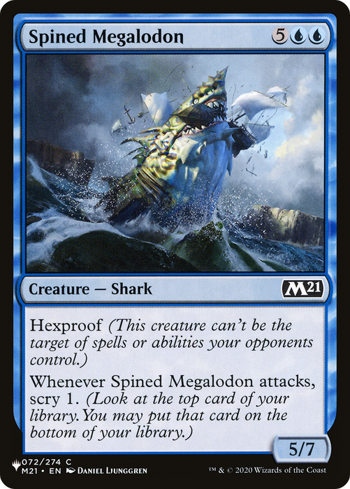 Spined Megalodon (LIST-M21-72) - common