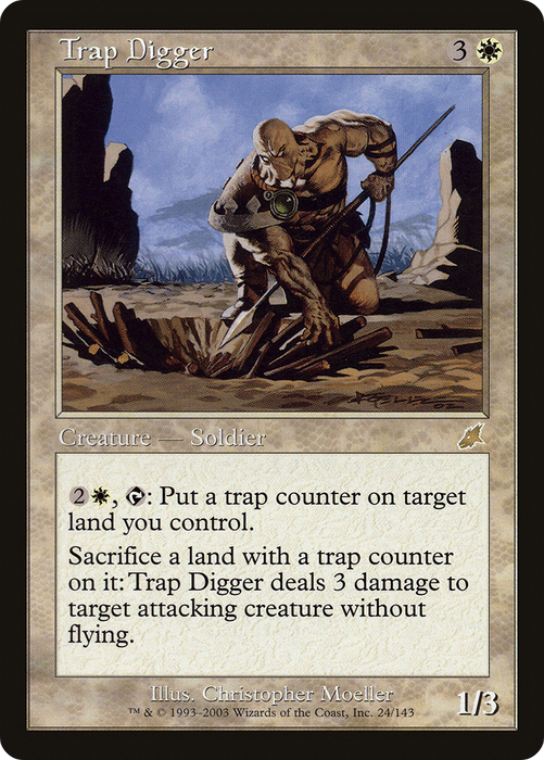 Trap Digger (SCG-024) - rare - Foil