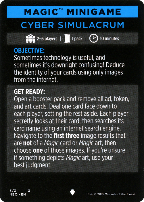 Cyber Simulacrum // Cyber Simulacrum (cont'd) (MNEO-003) - common