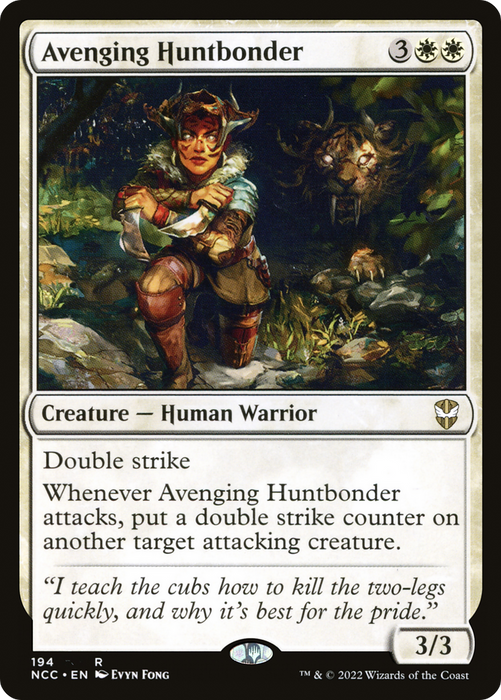 Avenging Huntbonder (NCC-194) - rare