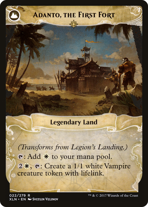 Legion's Landing // Adanto, the First Fort (XLN-022) - rare: (compasslanddfc) - Foil