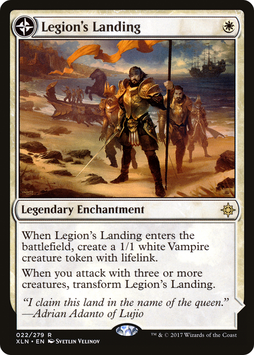 Legion's Landing // Adanto, the First Fort (XLN-022) - rare: (compasslanddfc) - Foil